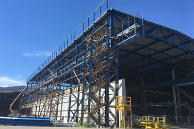 Struttura per capannone industriale Struttura per capannone industriale